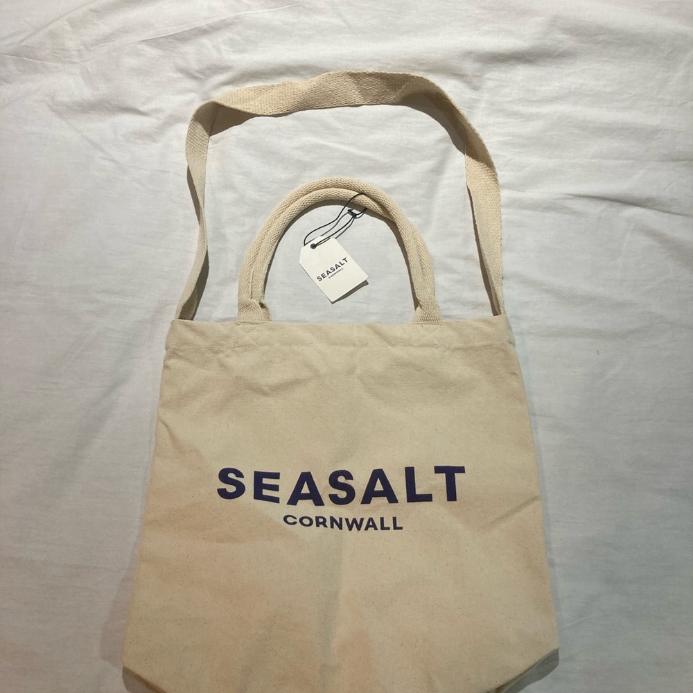 Seasalt Cornwall Jute Canvas Tote Bag, NWT!